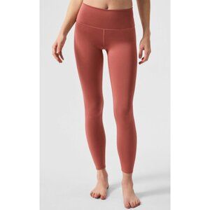 Alo High-Waist Airlift Leggings Terracotta Hi-Rise Waisted Full-Length Tights XS